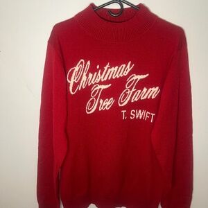 COLLECTOR’S EDITION OFFICIAL TAYLOR SWIFT CHRISTMAS TREE FARM SWEATER